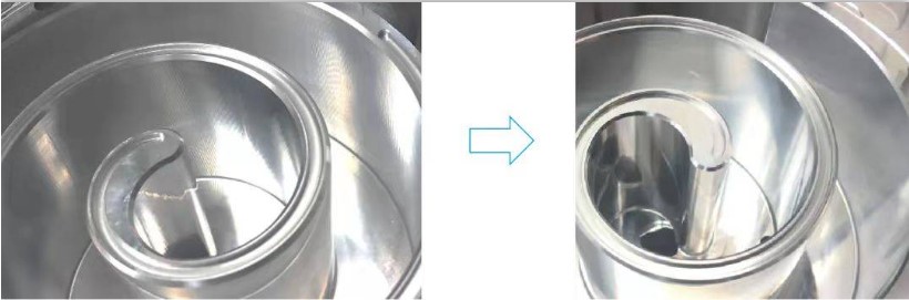 Perfectly solves the problem of vibrating knife lines on the side of the profile